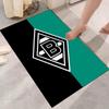Borussia Monchengladbach Team Logo Geometric Print Rug, Non Slip Floor Mat for Living Room Bedroom Home Decor