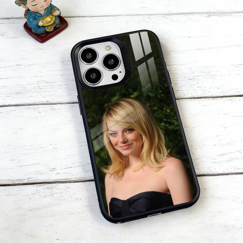 Emma Stone Phone Case For iPhone17,16,15,14,13,12,11 Plus,Pro Magnetic For Magsafe Wireless Charging