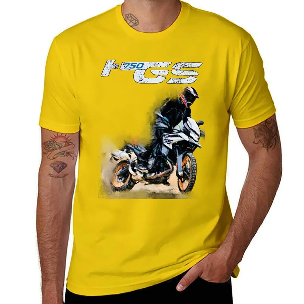 F 750 GS Premium Adventure Big Trail Μπλουζάκι για αγόρια με στάμπα ζώων γρήγορου στεγνώματος καλοκαιρινό τοπ μπλουζάκια ανδρικά με στάμπα hip hop