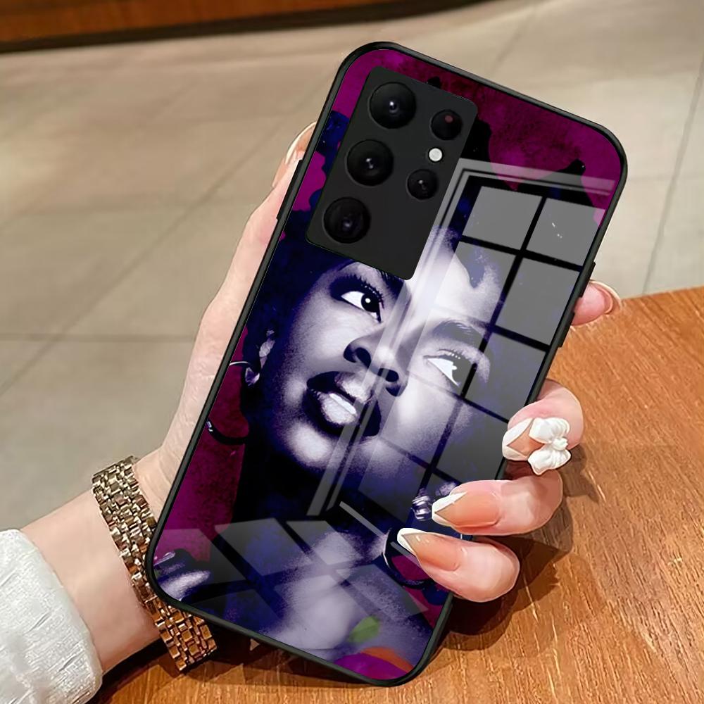 Singer Lauryn H-hill Phone Case For Samsung S26 S25 Edge Ultra 23 22 21 20 Ultra Plus S24 Fe Glass Cover