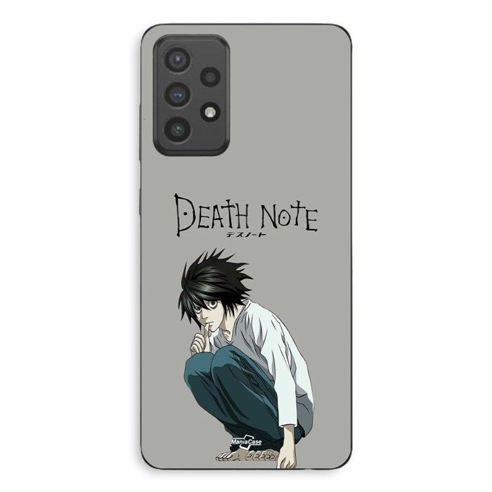 Coque de téléphone - MANIACASE - Samsung Galaxy A33 5G - Silicone TPU - Anime Death Note Ryuzaki - Noir