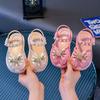 Girls' Bowknot Princess Sandals Summer New Children's Beach Shoes Little Girls' Closed-Toe Sandals Baby