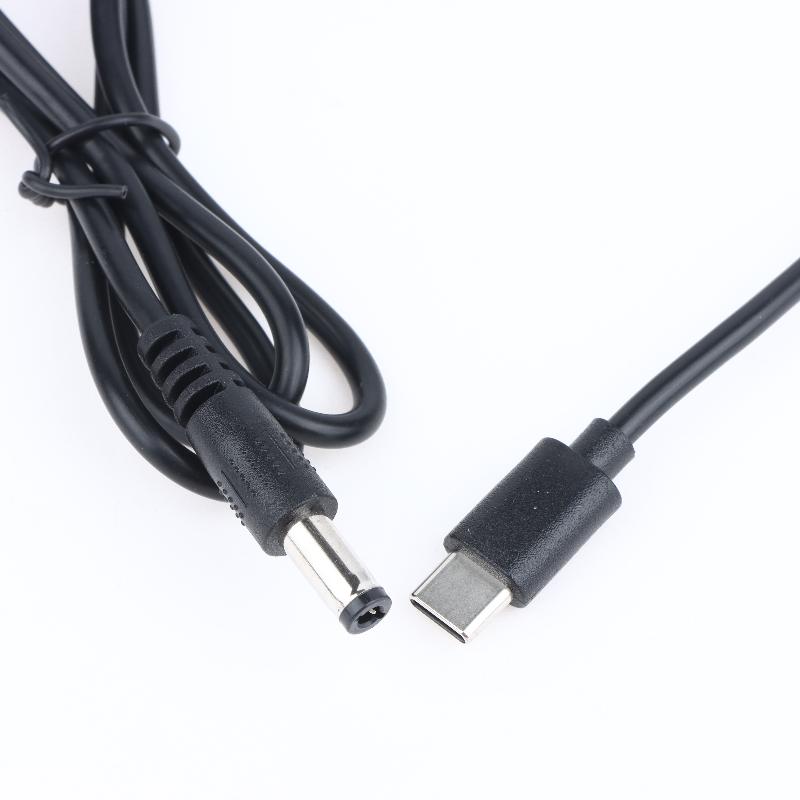 140W Type C to DC Charging Cable Set Wide Voltage Compatible Fast Charging Cord for Laptops Routers Small Office Electronics