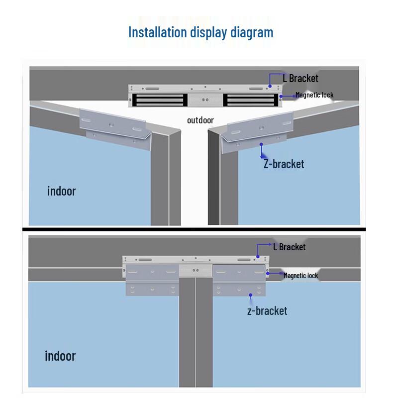 Realand S03ZTC Double Door Magnetic Lock Kit CN plug (adapter included)