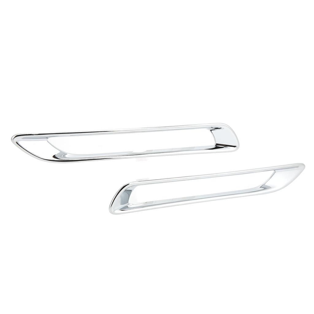 2 STÜCKE Auto Nebelschlussleuchtenrahmen Dekorabdeckung ABS Verchromt Ersatz für RAV4 2019‑2021