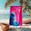 Sesame Street Beach Towel Outdoor Camping Beach Towel for Vacation Swim Outdoor Pool Absorbent Bath Towel