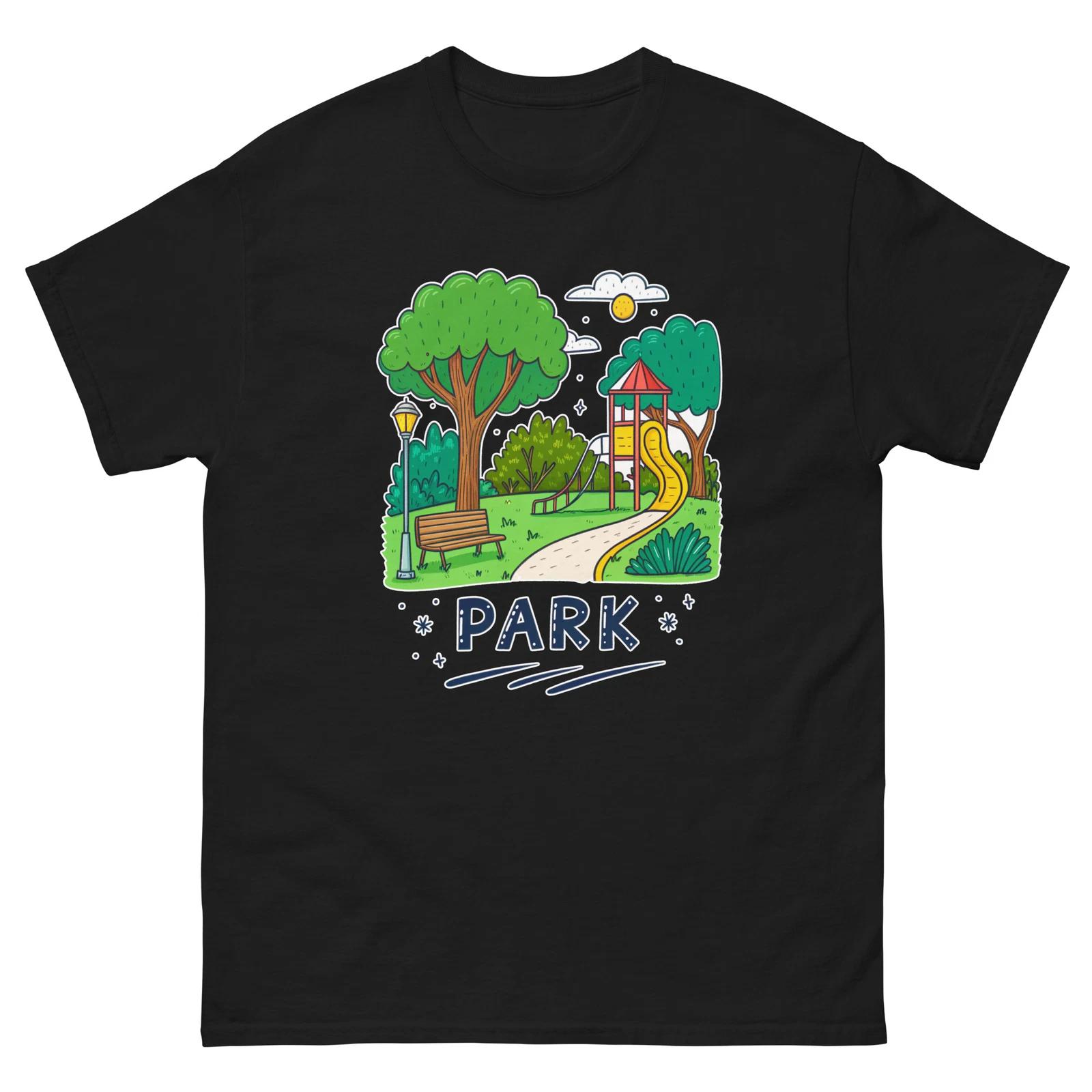 Park Everyday Location Building Place T-Shirt 2XL