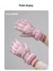 Women's Ski Gloves 2025: Velvet-Lined, Warm, Touchscreen Electric Bike Gloves for Autumn/Winter.