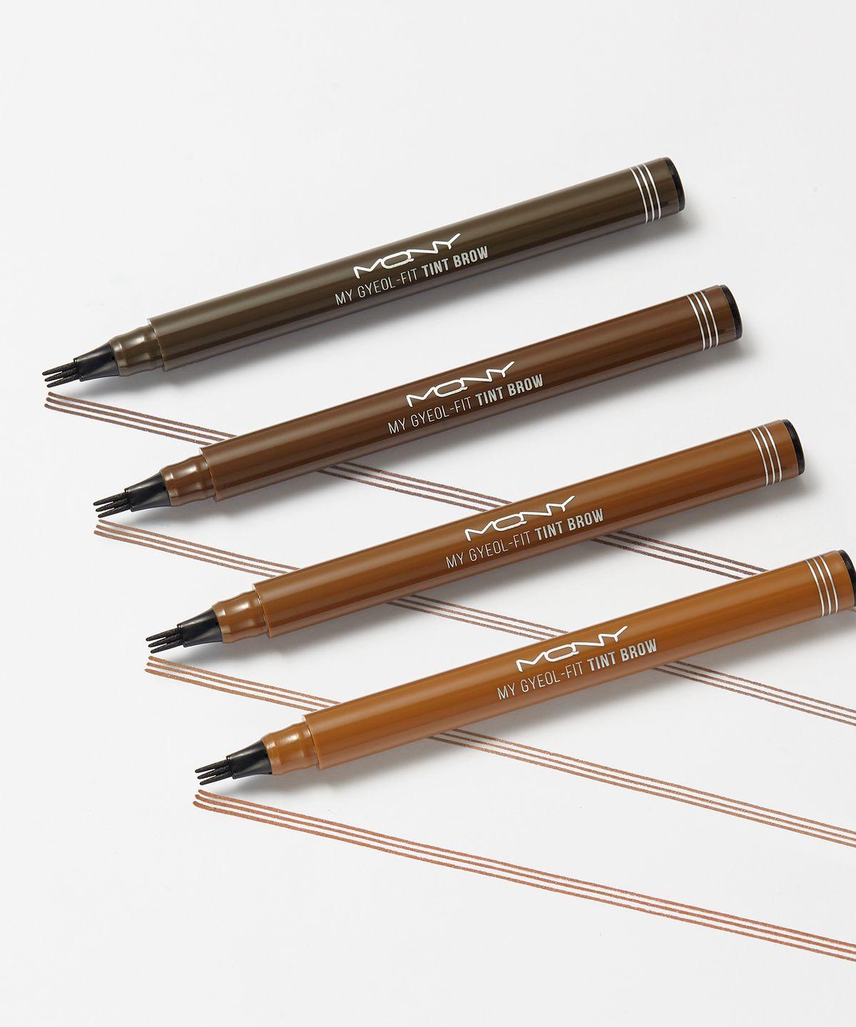 Trident Eyebrow Tattoo Pen Fixing Eyebrow / Tint Eyebrow Dye Eyebrow Tattoo Pen 4 Colors 0.8g Light brown