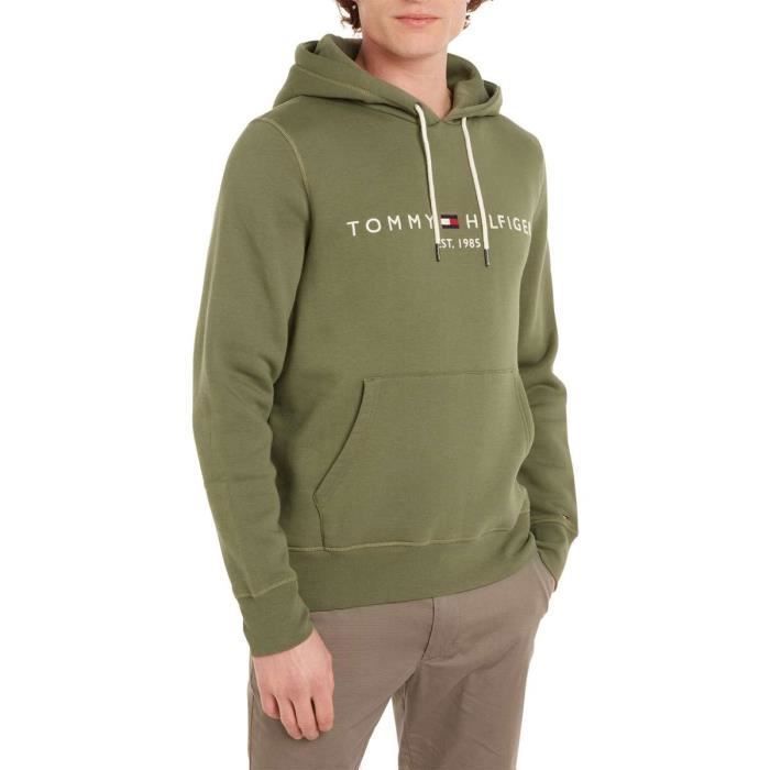 Sweat à capuche - KAKI - Tommy Hilfiger - Homme