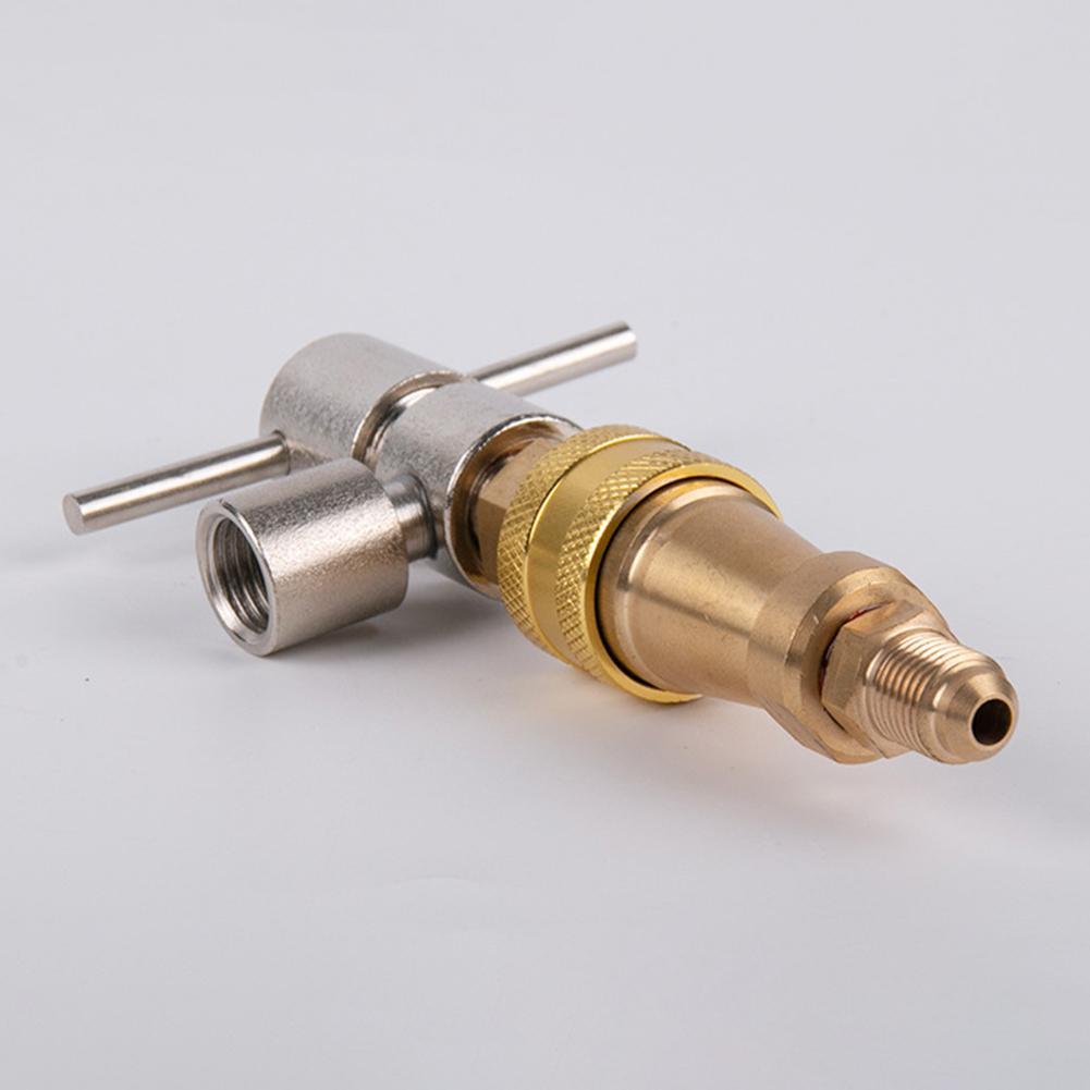 For Refrigerator Repair 1 4 Inch Connector Brass Quick Connect Brass Quick Connect Fitting Electroplated Iron Body