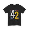 42 Number Graphic T-Shirt Street Urban Vintage Athletic Style Cool Gift T-Shirt