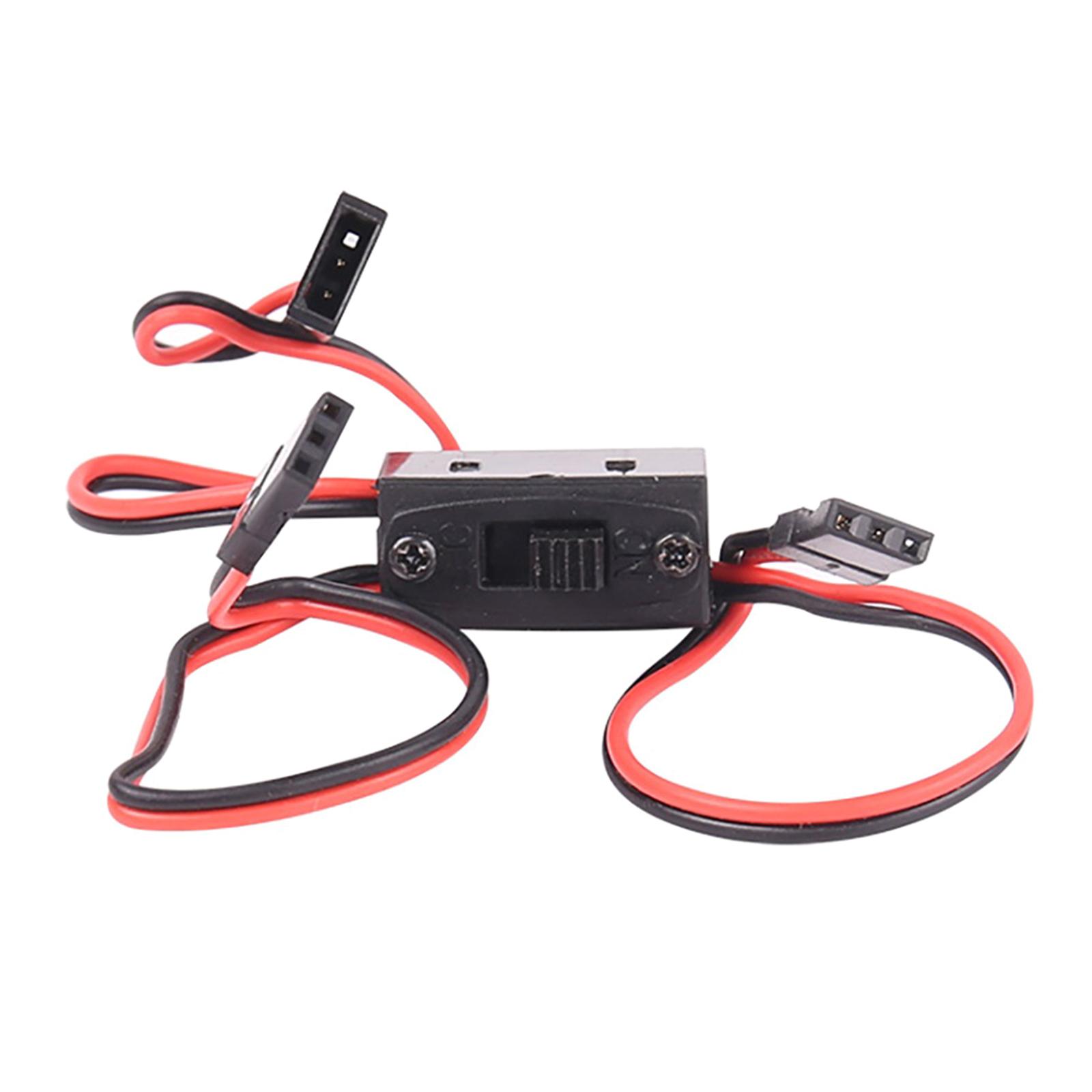 

JR/Futaba 3 Way Power On Off Switches Receiver for RC Car Truck Airplane Helicopter Crawlers On/Off Connector Cable JR