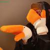 Creative Goose Shape Knitting Gloves Unisex Cartoon Swan Mittens Cold-Proof Full Finger Animal Warm Mittens for Autumn & Winter