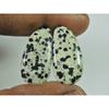 20.95Cts. Natural Dalmation Jasper (13mm X 26mm each) Cabochon Match Pair SK-2521