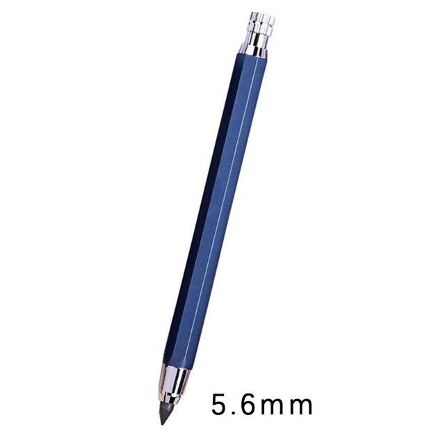 5.6mm Metal Mechanical Pencil And 2B/4B/6B/8B Pencil Refill For Writing Tool Sketch Comics Design Automatic Pencil