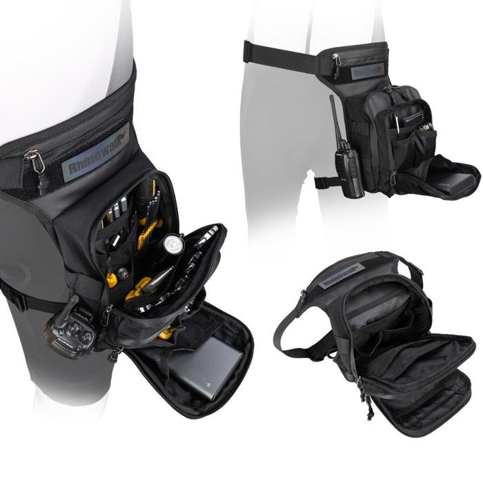 Sacoche de jambe - Bagtecs LB10 - Étanche - Polyester Oxford 900D - Ajustable