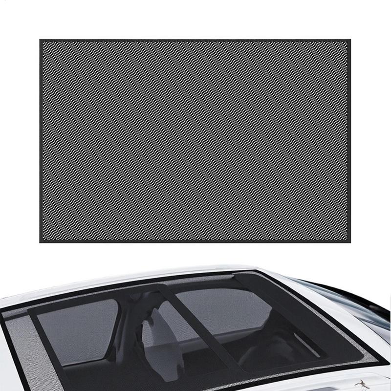 S/M/L Car Sunroof Cover Magnetic Net Sun Protection Screen Breathable Mesh UV Protection Sunroof Cover Sunshade Auto Accessories