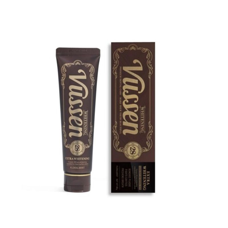 vussen 28 teeth whitening agent 80g floral mint scent 001_Floral Mint Scent