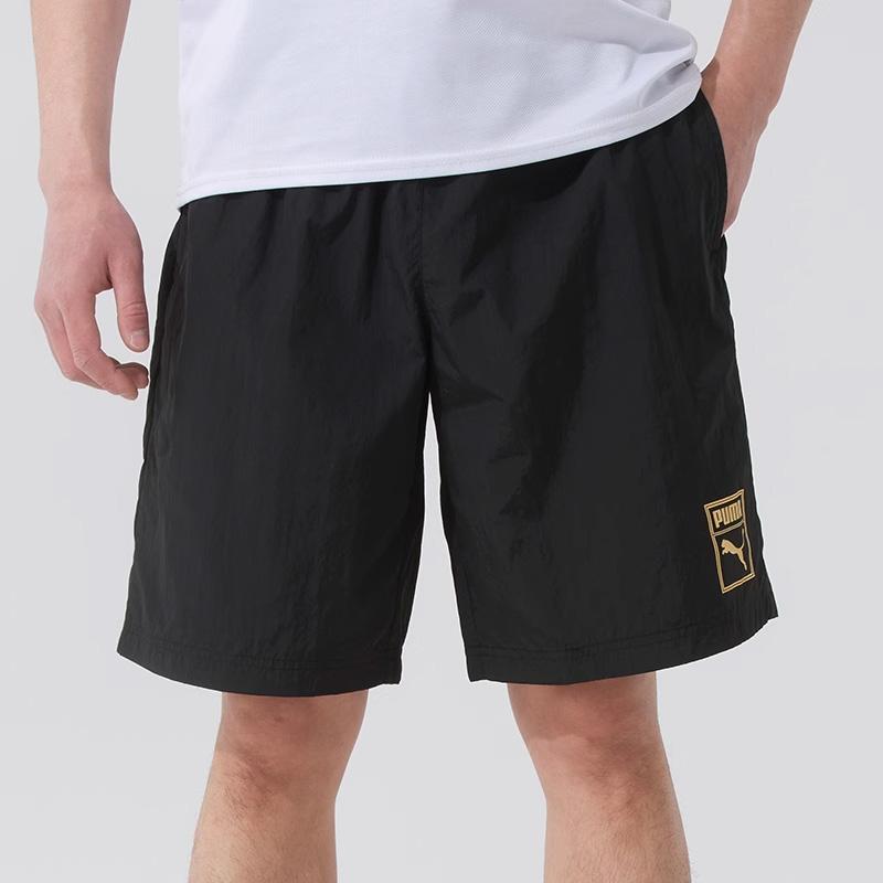 Puma Fashionable Comfortable Versatile Breathable Casual Shorts Unisex shorts Black 689273-01