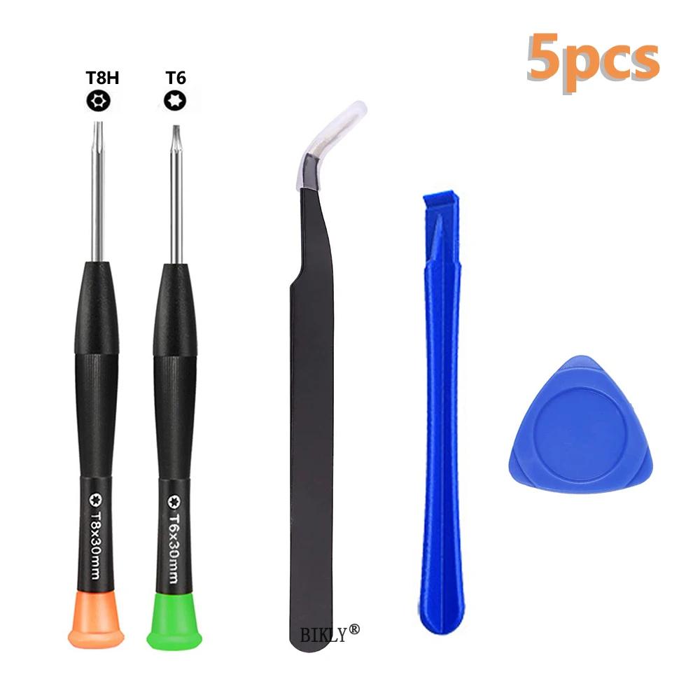 Replacement Joystick Thumbsticks Repair Kit with T6 T8 Screwdriver for Xbox One, for Xbox Series S/X Controller