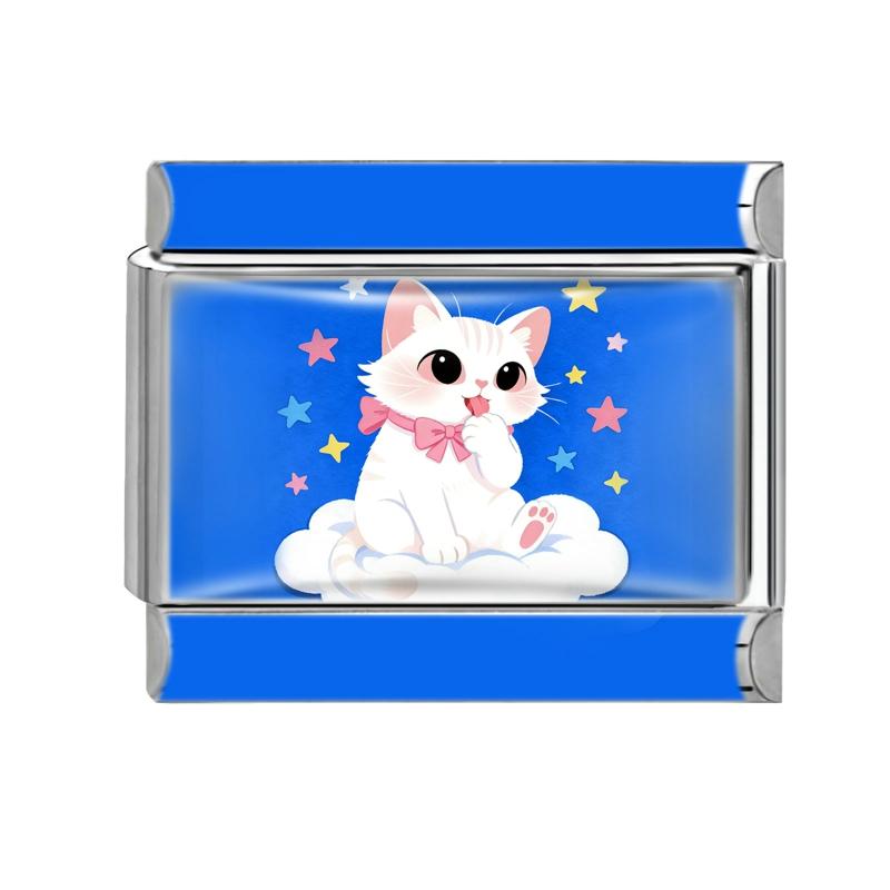 2026 New Trendy Funny Cat Rabbit Dog Dolphin Italian Charm Links Fit 9mm Stainless Steel Bracelet Women Men DIY Making Jewelry