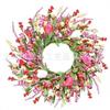 Artificial Flower Wreath Easter Valentines Day Hotel Restaurant Door Decorations
