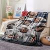 1PC England National Football Team Patterned Flannel Blanket Suitable For All Seasons for Home Decor Warmth and Comfort Gifts Holiday Present