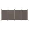 VidaXL Cloison de Séparation 4 Panneaux Séparateur de Pièce Pliable Diviseur Écran d'Intimité Paravent Décoration Salon 350264