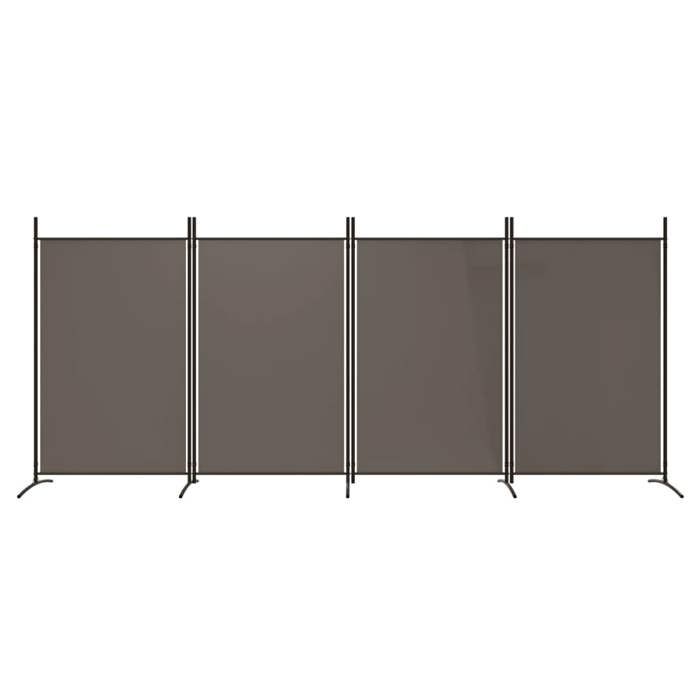 VidaXL Cloison de Séparation 4 Panneaux Séparateur de Pièce Pliable Diviseur Écran d'Intimité Paravent Décoration Salon 350264