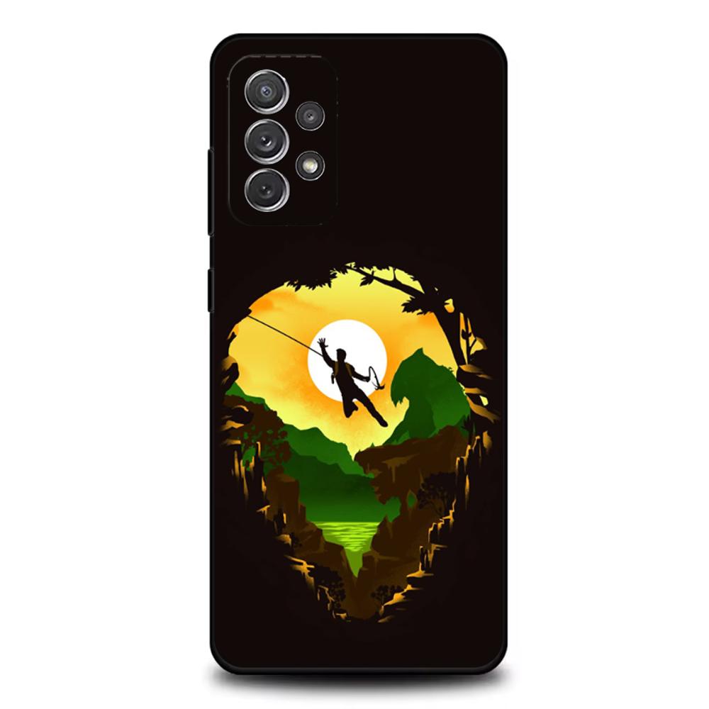 Sic Parvis Magna Uncharted Phone Case For Samsung S25,S24,S21,S22,S23,S30,Ultra,S20,Plus,Fe,Lite,Note,10,9,5G Black Cover