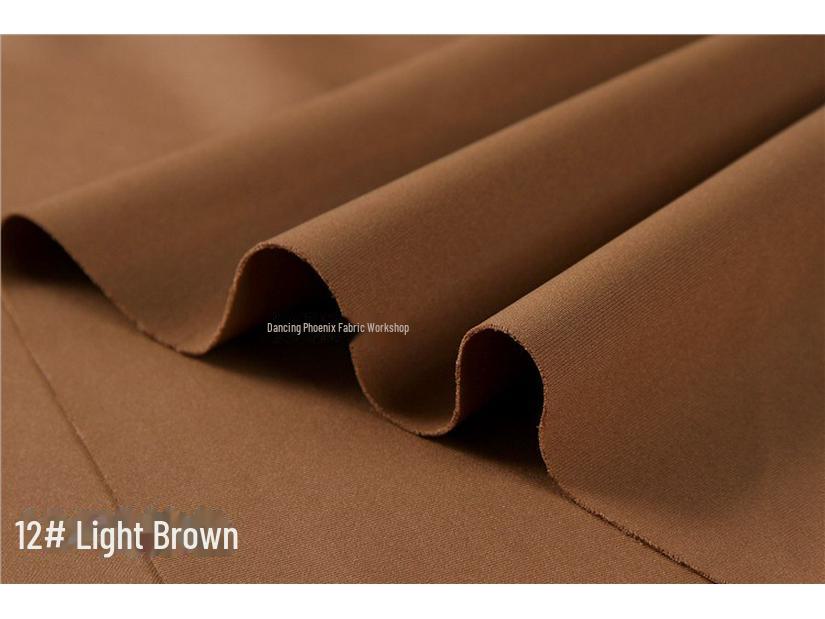 300g Two-Way Stretch Thin Air Layer Knit Fabric for Smooth, Thick, and Comfortable Sweaters