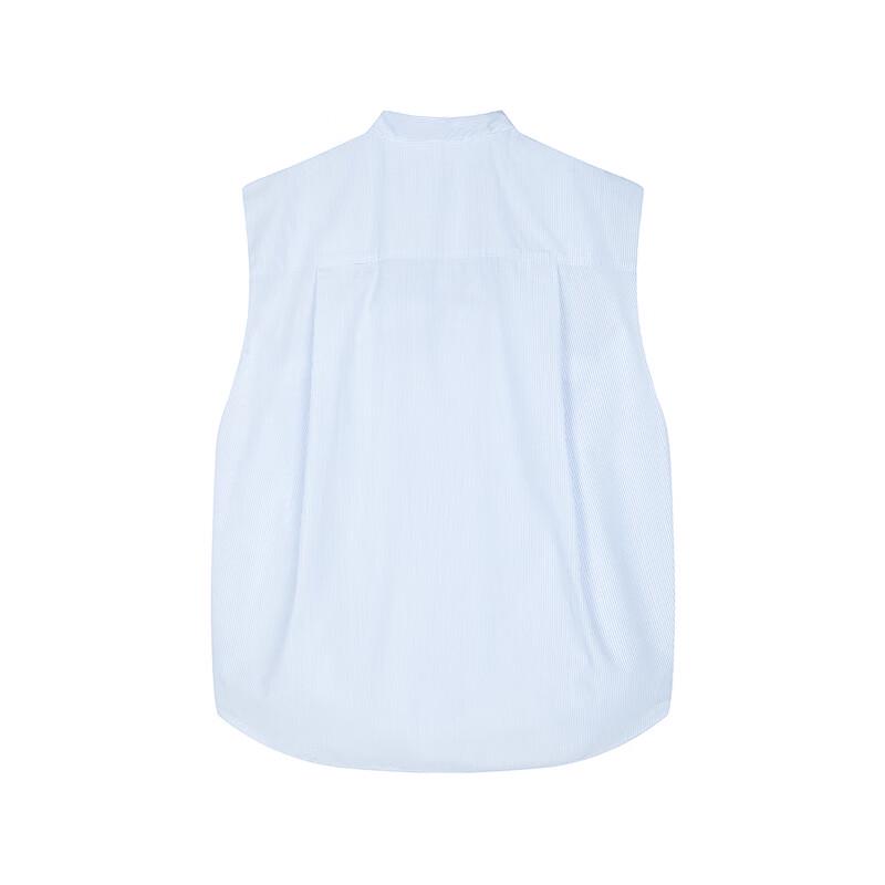 JNBY 25 Autumn Sleeveless Loose Striped Shirt