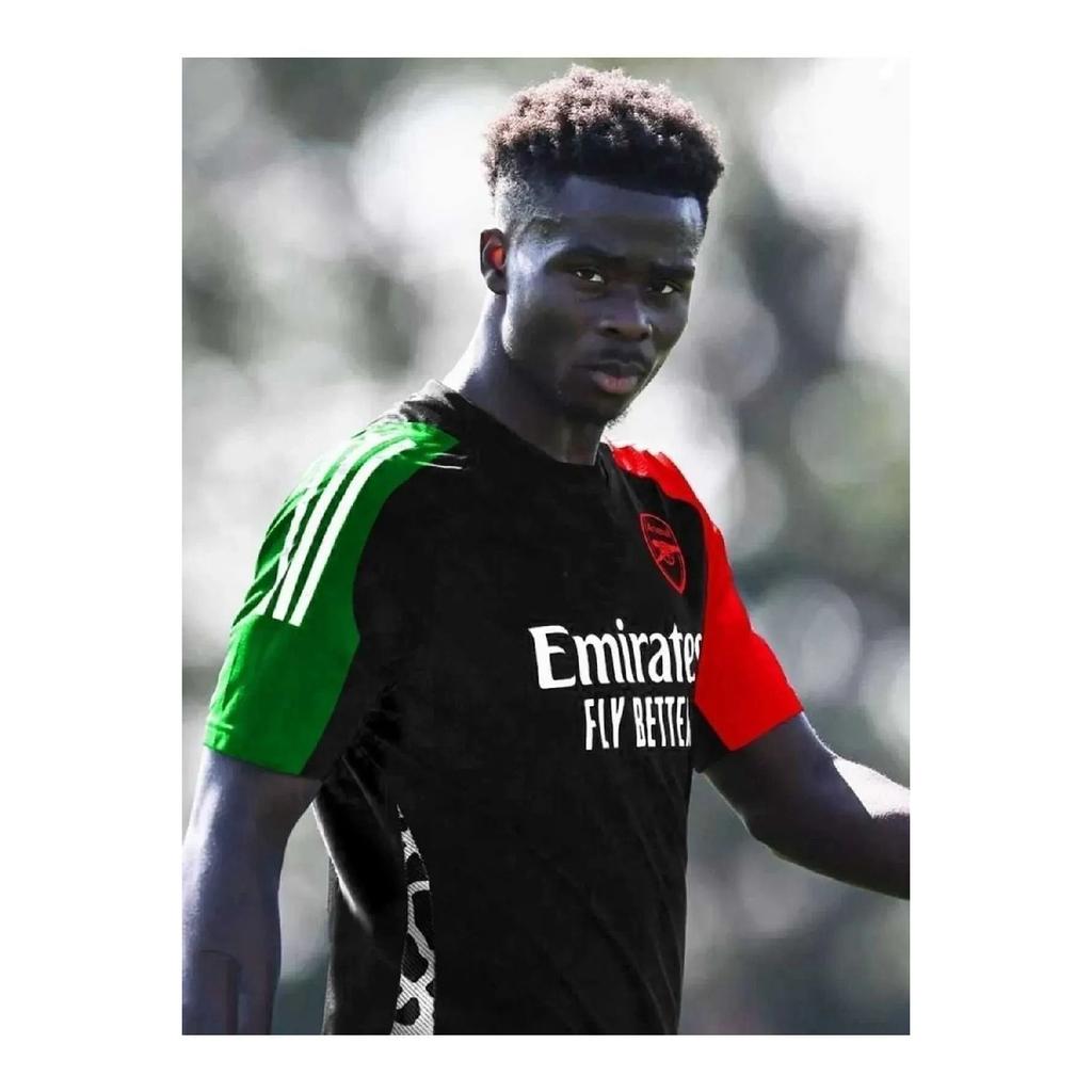 2024-25 New Season Bukayo Saka Displacement Jersey (black