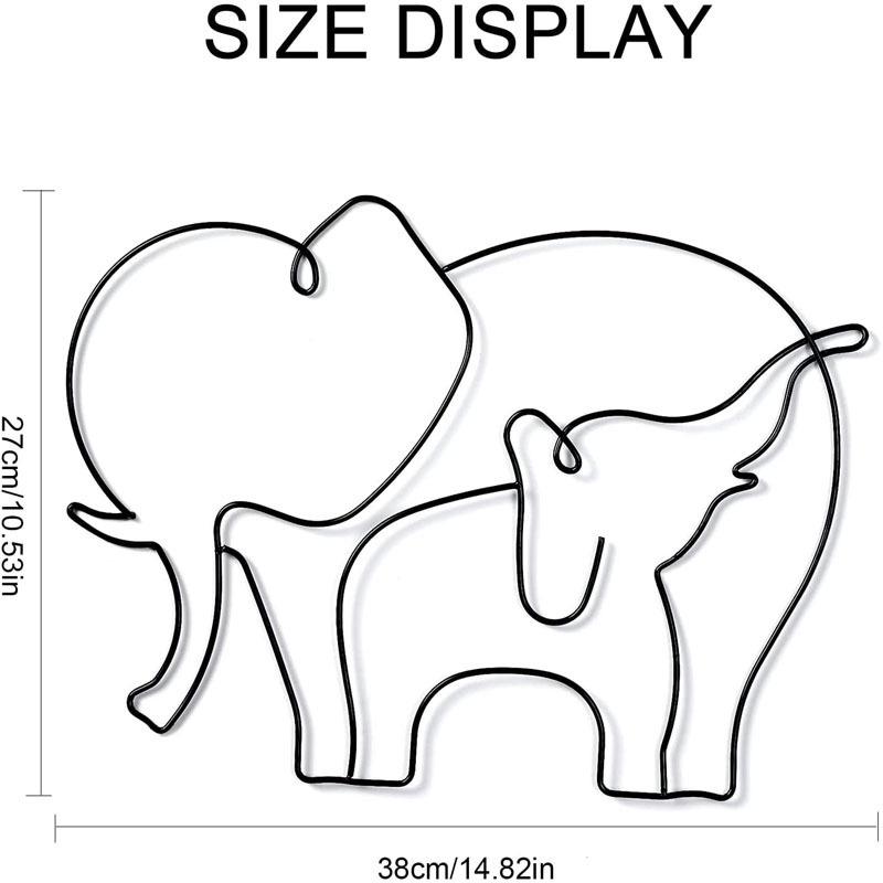 Hot-Selling Metal Animal Wall Art: Iron Craft Decor for Home