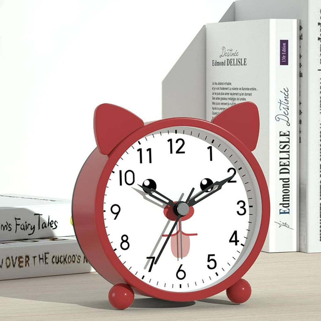 Söt katt väckarklocka 3"