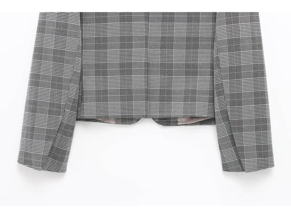 2025 Spring Women's European & American V-neck Single-breasted Casual Suit