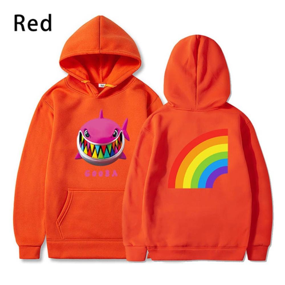 Mikina Gooba Rainbow 3D potisk Mikina Pánská Dámská Módní Ležérní Dlouhý rukáv Pulovr Hip Hop Mikiny