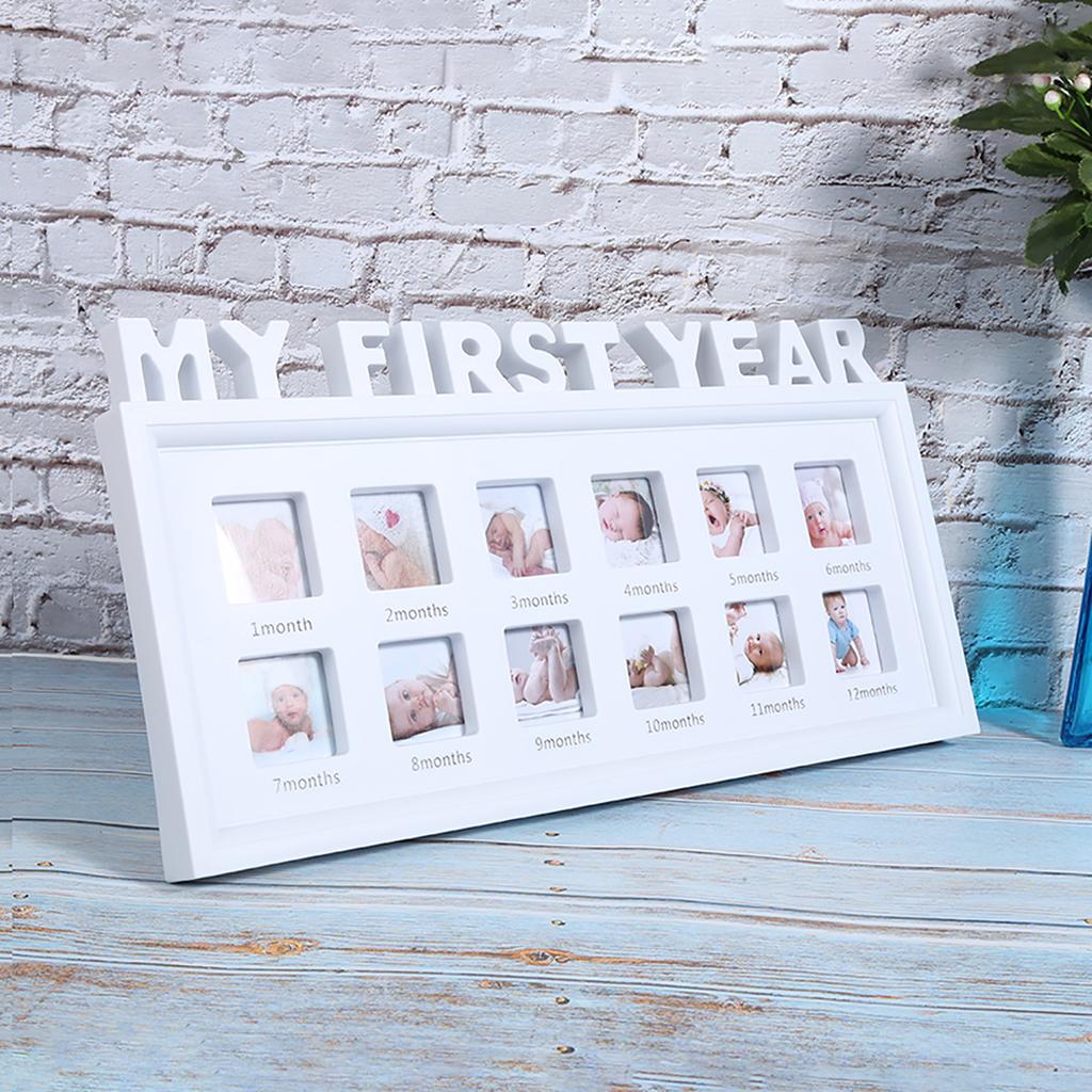 Baby Picture Keepsake Frame Infant Newborn Wall Photo Frames Memorable Photographs Albums
