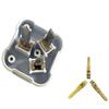 10A to 16A Copper Converter Plug with High-Power Hardware Spring Clip