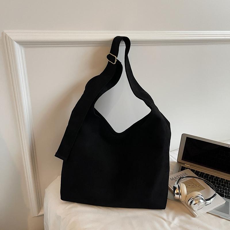 Soft Faux Suede Polyester Hobo Bag – Lightweight & Stylish Shoulder Tote for Women, Perfect for Everyday Use