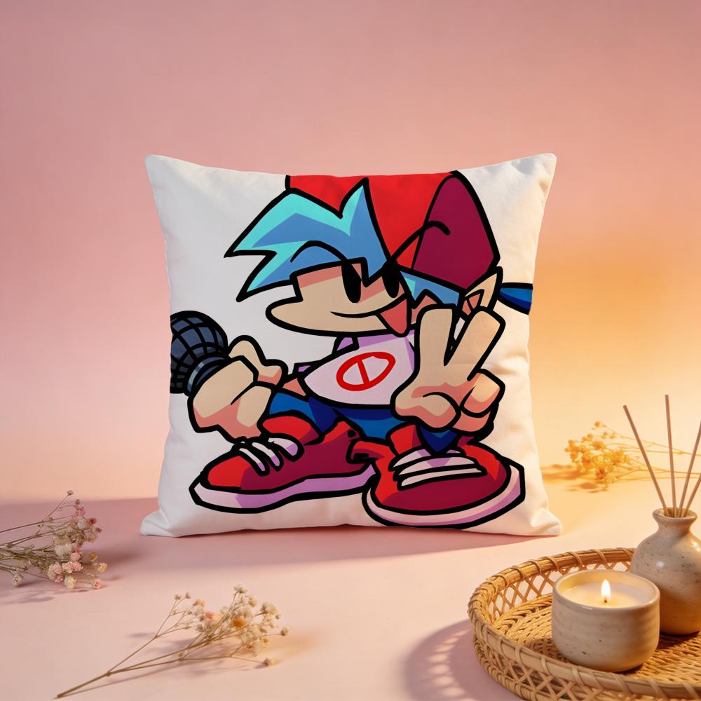 Fashion Ffriday Night Funkined Cushion Cover Comfortable Durable Pillow Cover MultiScene for Home Office Car Sofa