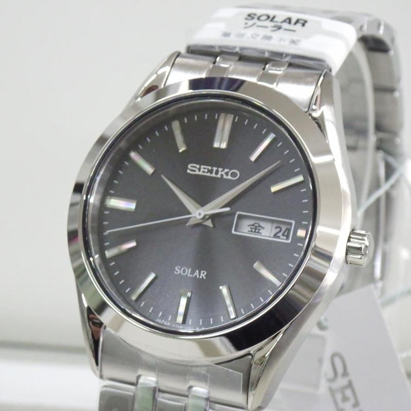 SEIKO SBPX083 Black Dial Solar Water-Resistant for Daily Sapphire Watch Price Watch, Crystal, Men's