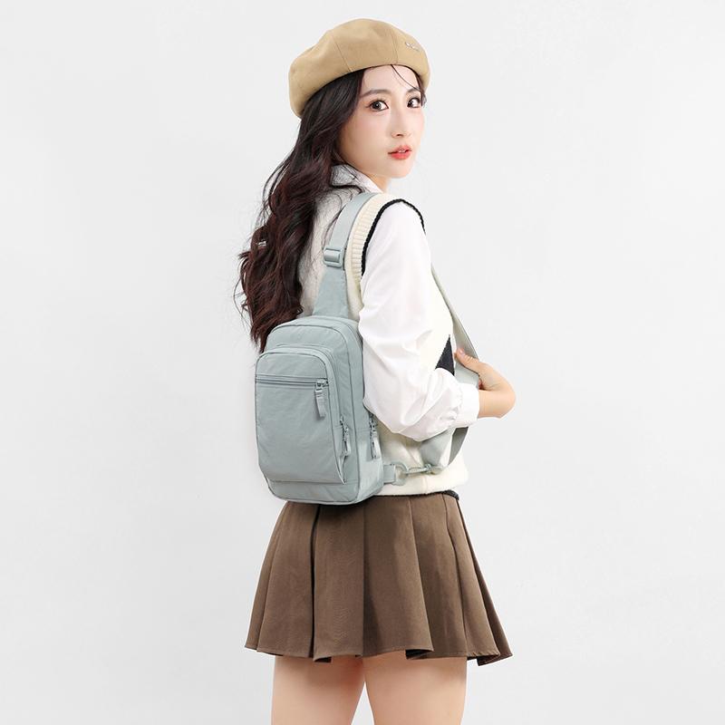 Women's Shoulder Bag Men's Water-repellent Mobile Phone Chest Bag Outdoor Sports Crossbody Bag Waist Bag