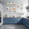 9Pcs Funny Weird Kitchen Wall Art Cute Cool Colorful Food Vegetable Painting Picture Wall Decor Whimsical Pickle Eclectic Food Art Poster Print