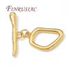 18K Gold Plated Toggle Clasps,Brass OT Clasps For Jewelry,Connectors Clasp For Bracelets Accessories,DIY Jewelry Making Supplies