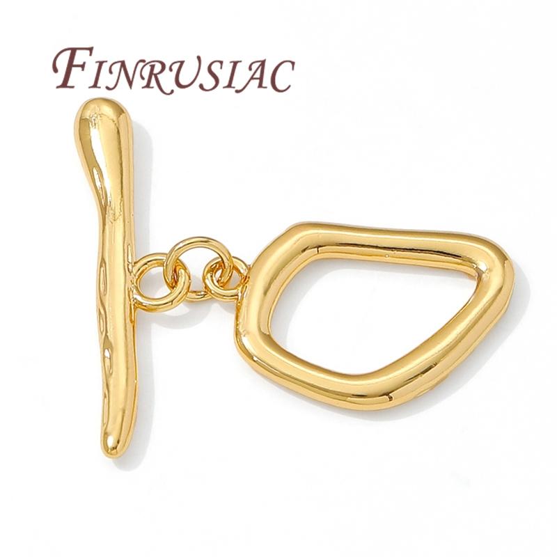18K Gold Plated Toggle Clasps,Brass OT Clasps For Jewelry,Connectors Clasp For Bracelets Accessories,DIY Jewelry Making Supplies