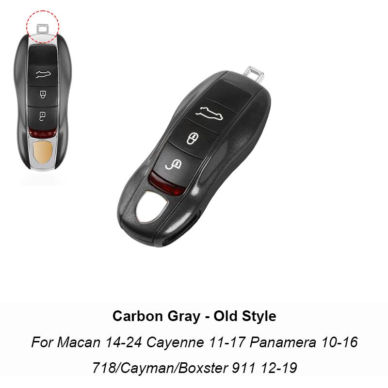Remote Smart Car Solid Color Abs Key Cover For Porsche Panamera Macan 718 Taycan 911 Cayman Boxster 9ya 971 Car Accessories