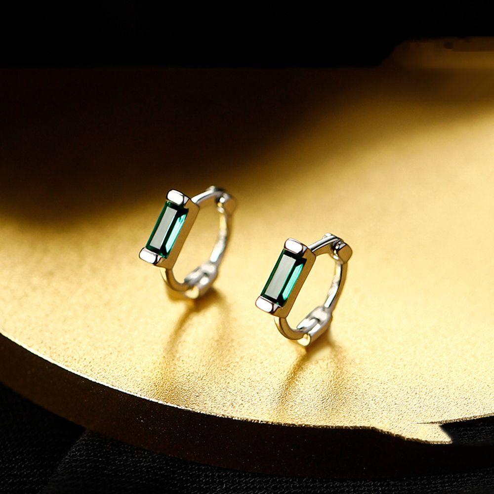 

Green Copper Gift For Girl Mini Ear Bone Nails Korean Style Ear Stud Ear Buckle Women Hoop Earrings big