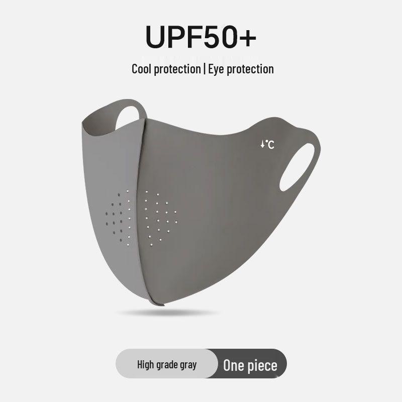 3D Seamless Ice Silk UV Protection Face Mask - Breathable Summer Sunshade for Men & Women with Eye Corner Protection